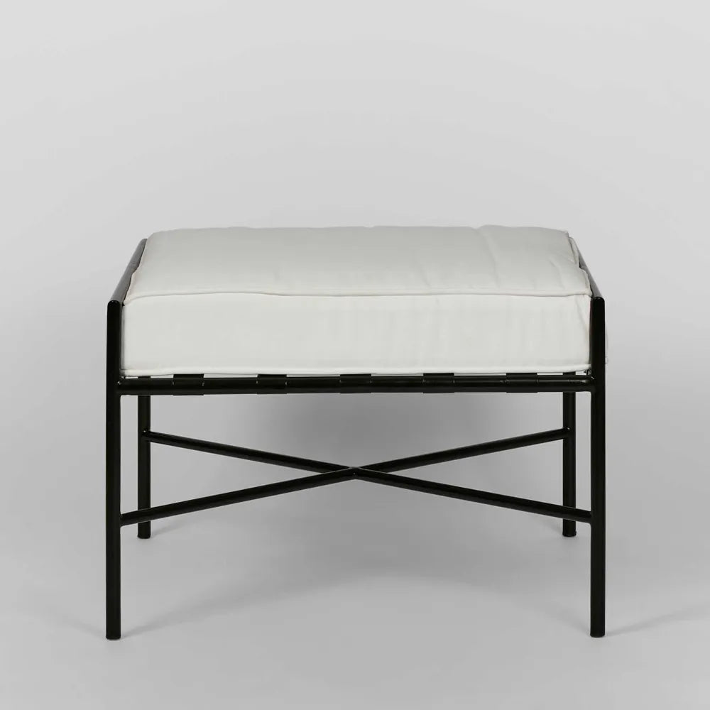 Somerset Iron Outdoor Ottoman
