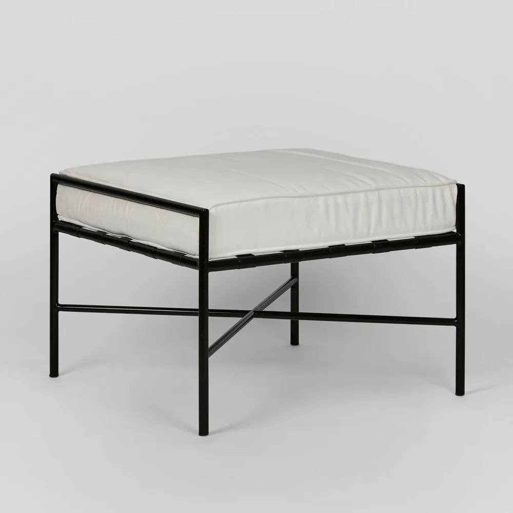 Somerset Iron Outdoor Ottoman