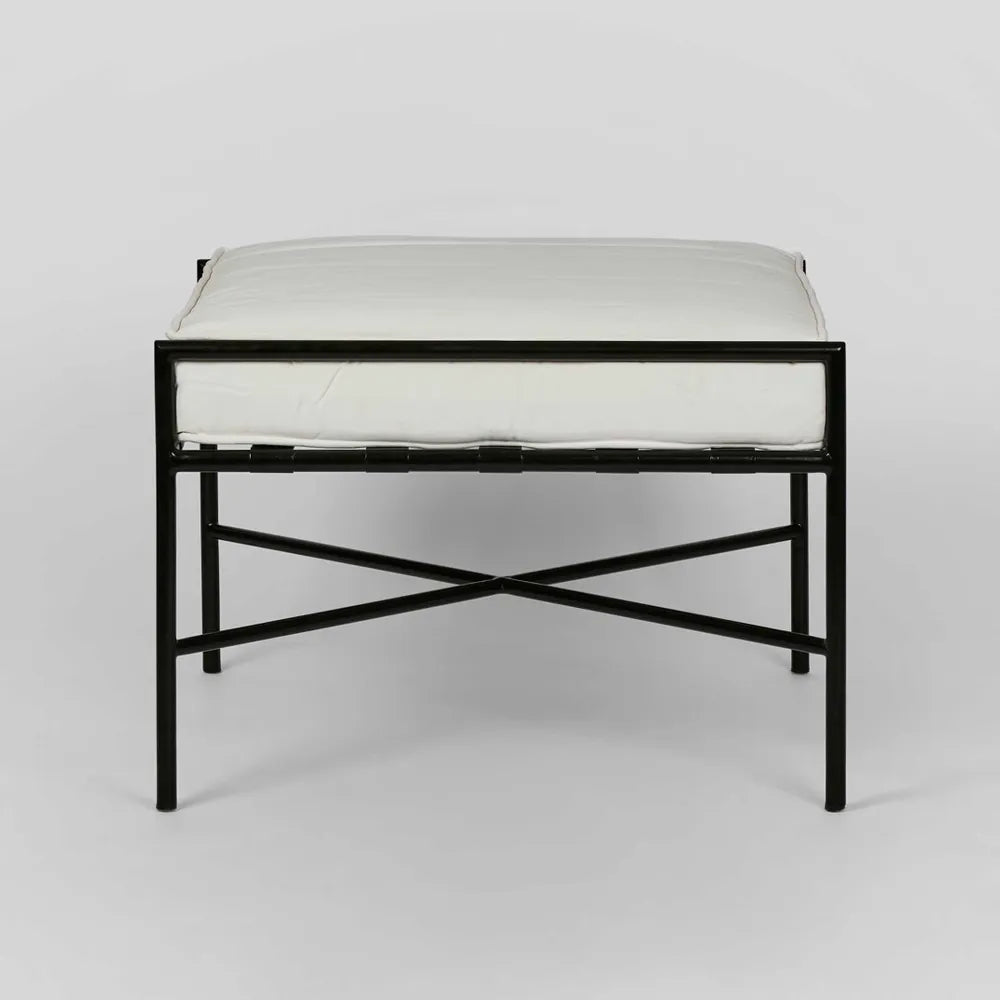 Somerset Iron Outdoor Ottoman