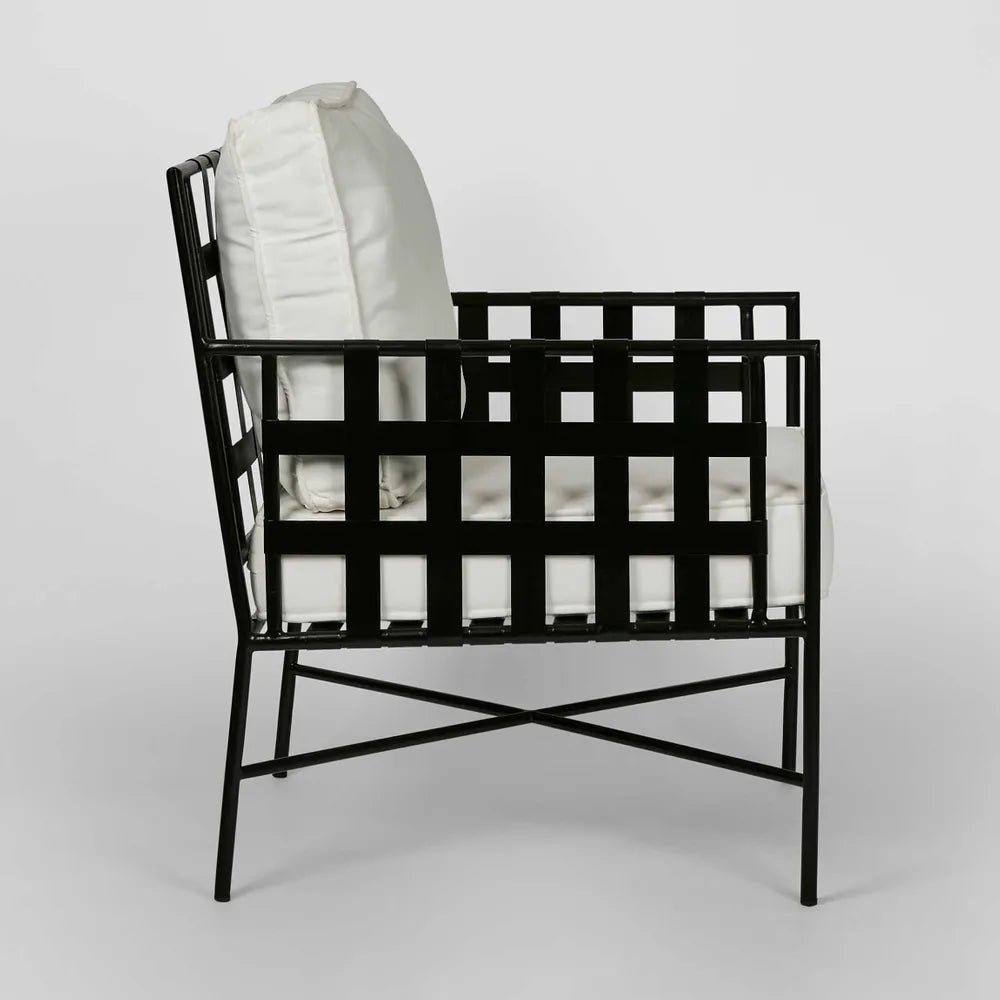 Somerset Iron Outdoor Lounge Chair