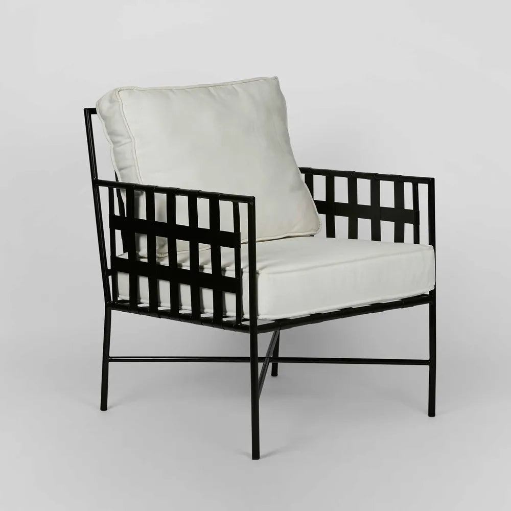 Somerset Iron Outdoor Lounge Chair